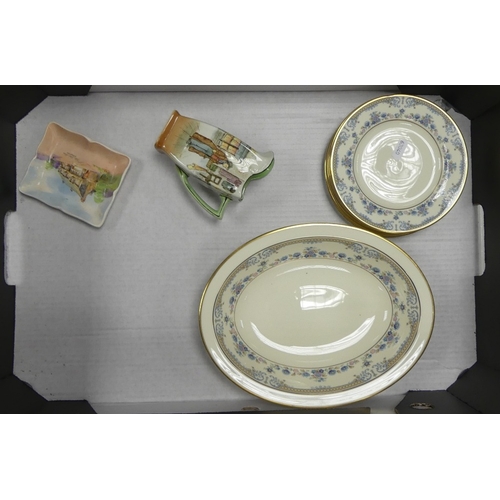 134 - A mixed collection of items to include Minton Avonlea open veg dish and spide plates (seconds), Roya... 