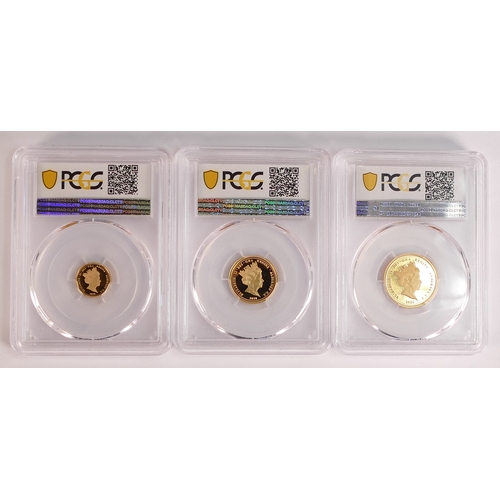 13 - 2020 Unknown Warrior 100th anniversary gold sovereign 3 coin set (PCGS slabbed), includes full sover... 