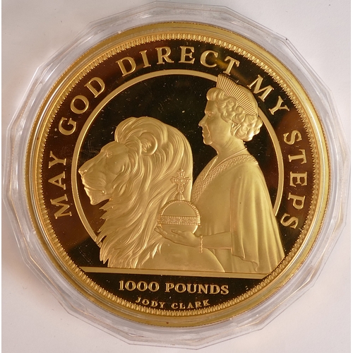 2 - 2021 fine gold .999 1 kilo coin - Queens 95th birthday, limited edition 1/5, in original capsule, wi... 