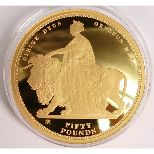 28 - 2019 Queen Victoria 200th Anniversary fine gold £50 sovereign coin with book, box, certificate & inv... 