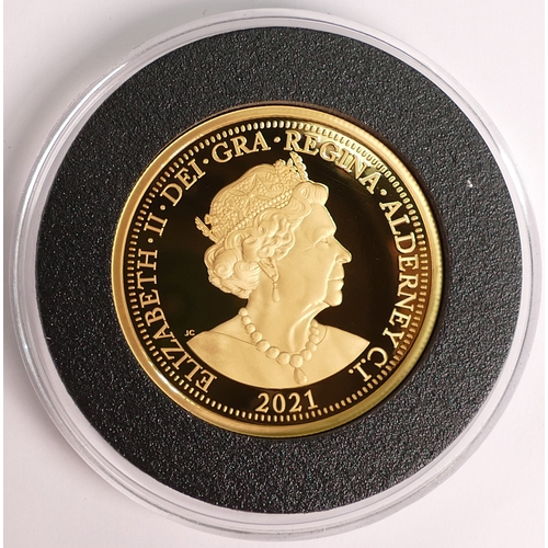 59 - 2021 Queen's 95th Birthday £20 sovereign fine gold (.999) coin, weight 71.30g.  Purchase cost £10,00... 