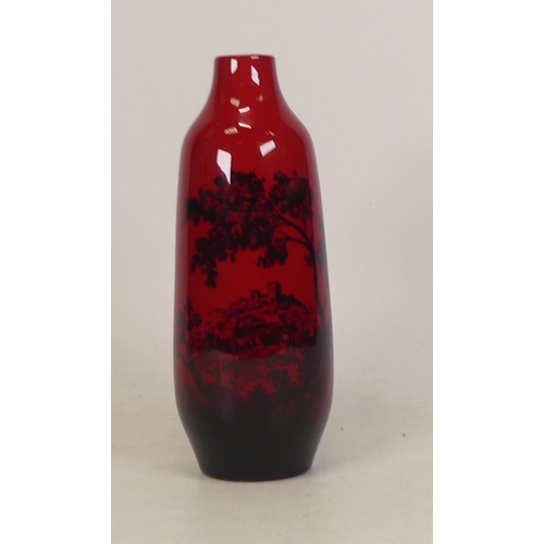 265 - Royal Doulton Flambe Vase 1614: height 14cm