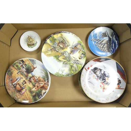 26 - A large collection of decorative wall plates to include Royal Doulton animal examples, Royal Doulton... 