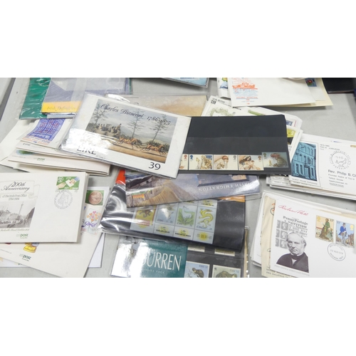 16 - A collection of first day covers from the 60's, 70's & 80's together with Irish stamps ( 1 box)