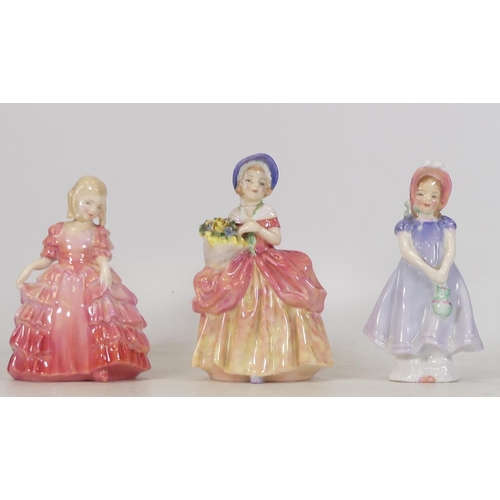 269 - Royal Doulton lady figures Cissie HN1809, Rose HN1348 and Ivy HN1768 (3)