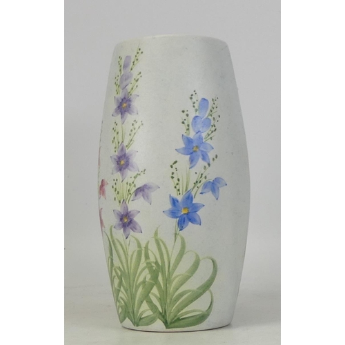 296 - Radford England hand painted floral vase, height 23cm