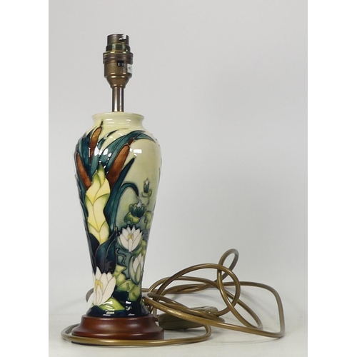 454 - Moorcroft Lamia lampbase. Height with fitting 32cm