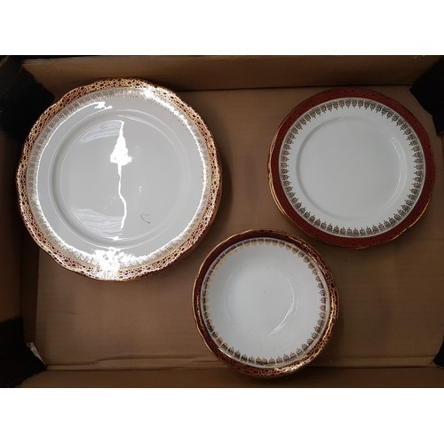 108 - Duchess Winchester pattern dinnerware to include 6 dinner plates, 6 salad plates and 6 cereal bowls ... 