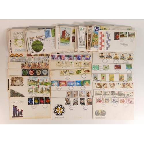 791 - A collection of first day cover Royal Mail stamps from the 1970s/80s, approx 70.