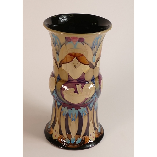 277 - Moorcroft Met In Love Vase Limited Edition 8/10 Signed By Designer Emma Bossons FRSA