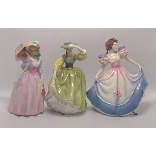 362 - Royal Doulton Lady Figures to include Buttercup HN2309, Angela HN3419, Miss Demure HN1402 (3)