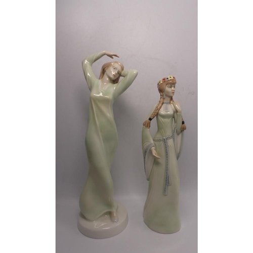 418 - Two Royal Doulton Elegance Collection Figures to include Francoise HN2897 and Monique HN2880 (2)