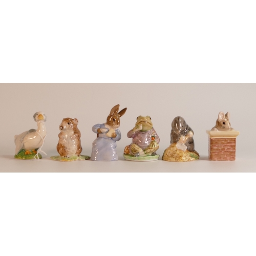 202 - A collection of Beswick Beatrix Potter BP3 to include Timmie Willie, Tom Thumb, Rebeccah Puddle-duck... 