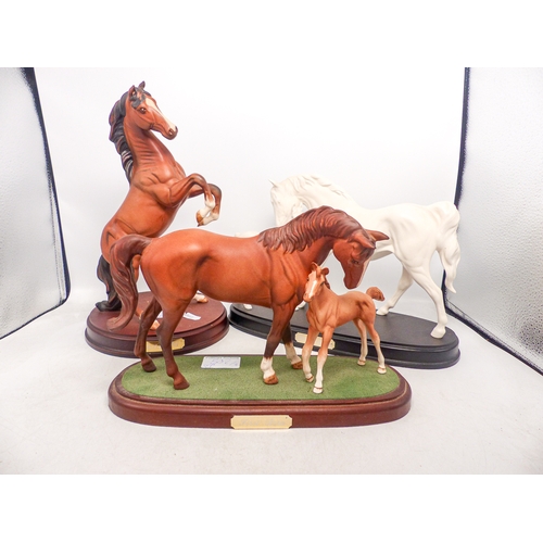 502 - Three Beswick Horse Figures to include Spirit of Affection, First Born and Spirit of the Wild (3)