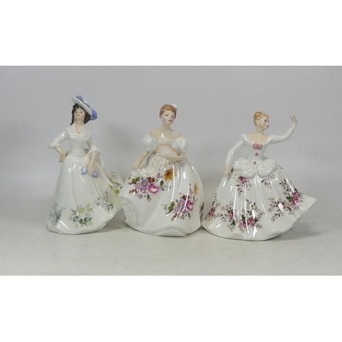 198 - Three Royal Doulton Lady Figures Adele HN2480, Shirley HN2702 and Marilyn HN3002 (3)