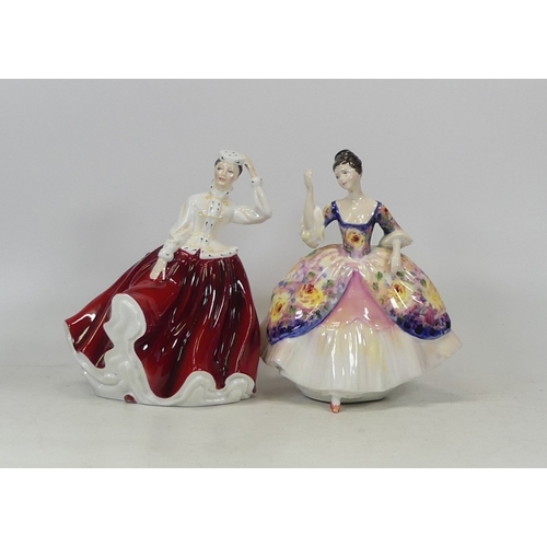 203 - Two Royal Doulton Lady Figures Christine HN2792 and Gail HN2937 (2)