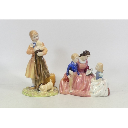 240 - Two Royal Doulton Bedtime Story HN2509 and The Age of Innocence 3371 (2)