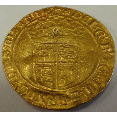 46 - Henry VIII Gold Crown of the double rose, purchase cost £5500