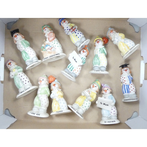 47 - A Collection of Beswick Loveables Clown Figures