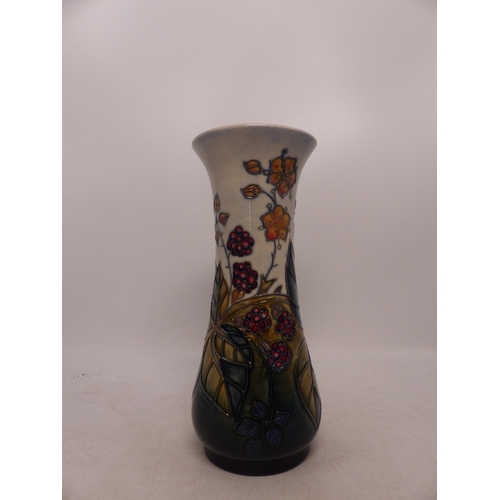 401 - Moorcroft Brambly Pattern Vase. WM monogram to base. Height: 21cm