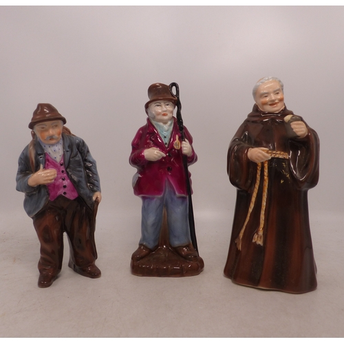 501 - Three Coalport Figures to include Monk, Vagabond and a Farmer (3)