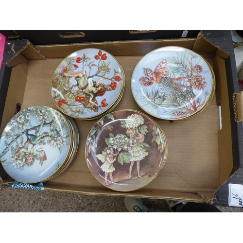 16 - A Good Collection of 23 Gresham Plates with Fairy Designs (1 Tray)