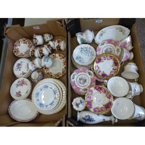 29 - A Good Collection of Royal Albert teaware to include the Moonlight Rose, Lavender Rose, Heritage, Mo... 