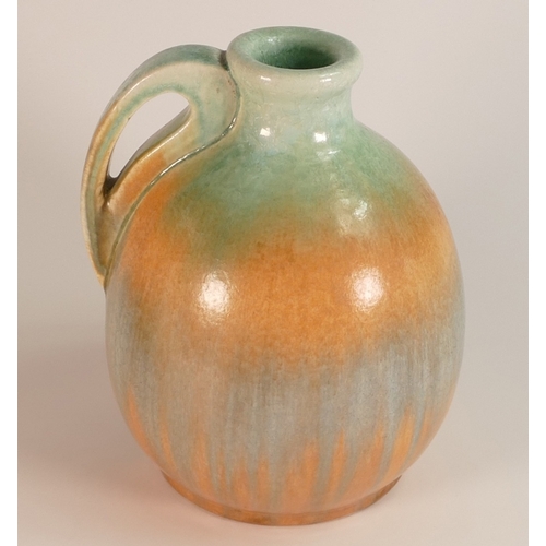 175 - Ruskin Single Handled Crystalline Glaze Jug Dated 1933. Height: 23cm