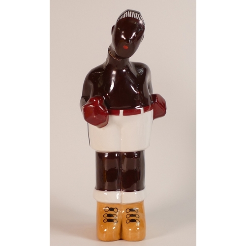 176 - Georges Bastard Boxer Decanter. Height: 26.5cm