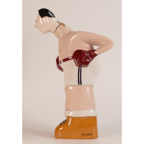 177 - Georges Bastard Boxer Decanter. Height: 26.5cm