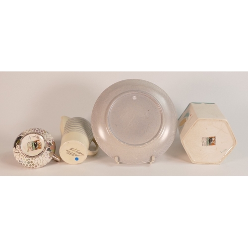 180 - A Collection of Susie Cooper items to include comprising of Grays Pottery Octagonal Jar and Cover, E... 