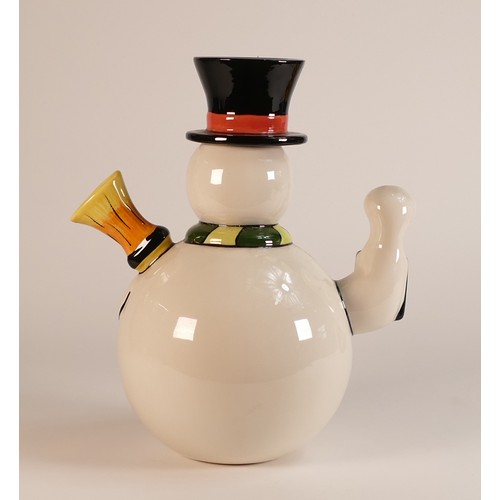 8 - Lorna Bailey Snowman tea pot, limited edition 11/75, with cert. H.24cm