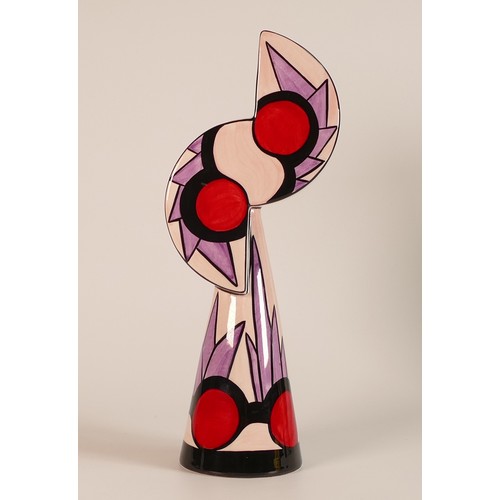 16 - Lorna Bailey geometric vase. Limited edition 1/1. Height: 26cm