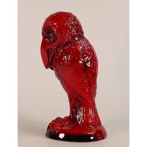 30 - Peggy Davies Phoenix series 'The Whisperer' Grotesque bird. Height: 28cm