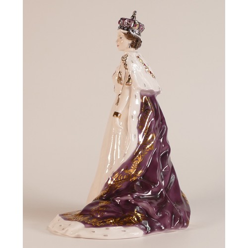 135 - Royal Worcester Compton & Woodhouse Queen Elizabeth II. Limited edition number 937 of 4500.