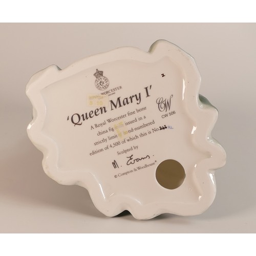 140 - Royal Worcester Compton & Woodhouse Queen Mary I. Limited edition number 242 of 4500