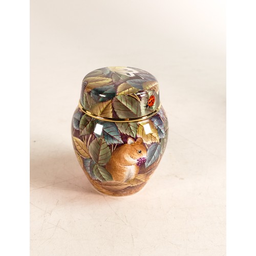 232 - Moorcroft enamel Woodland Secrets ginger jar by Stephen Smith. Limited edition 9/25. Boxed with cert... 