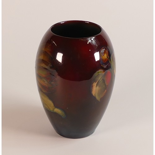 272 - Moorcroft Flambe Lily vase. Impressed mark to base, height 13cm