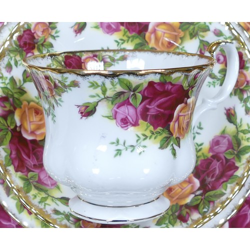 An extensive collection of Royal Albert Old Country Roses including