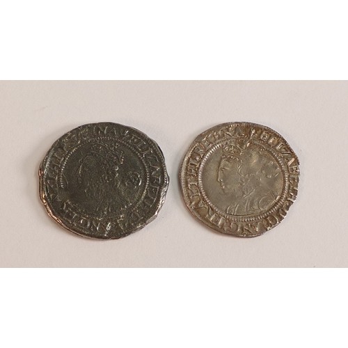 1796 - Elizabeth I Silver Threepences dated 1562 & 1563. (2)