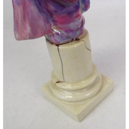 201 - Royal Doulton Figurine Angela HN1204 (Cracks And Repairs Noted)