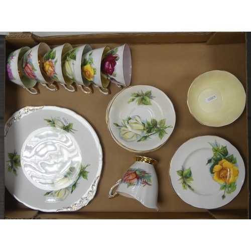 299 - Selection of Paragon ''Six World Famous Roses' to include Six Tea Cups, Six Saucer's, Six Sided Plat... 