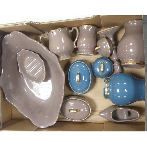 476 - Royal Winton, A Collection of Lidded Boxes, Vases and Bowls (1 Tray)