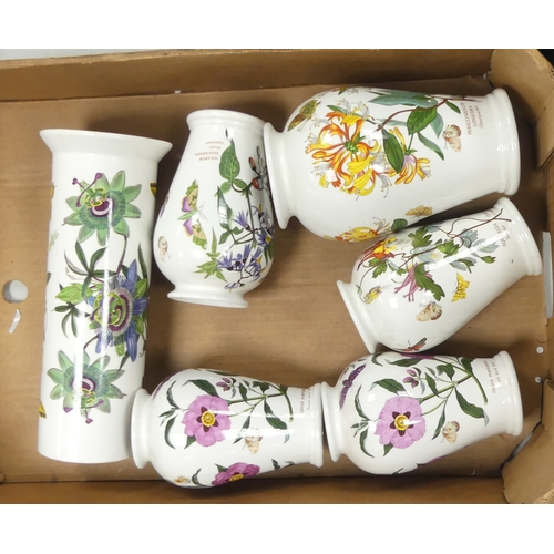 477 - Portmerion, A Collection of Botanic Garden Vases (1 Tray)