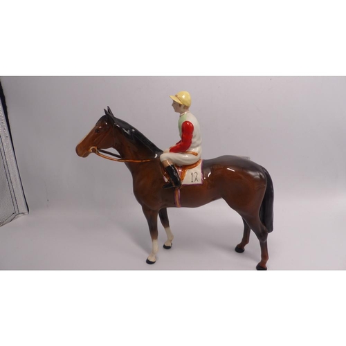 39 - Beswick Horse & Jockey, model 1862.