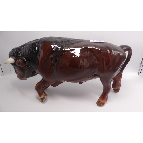 40 - Large model of a buffalo model no 3980, possibly Sylvac or Melba Ware. length 37cm.