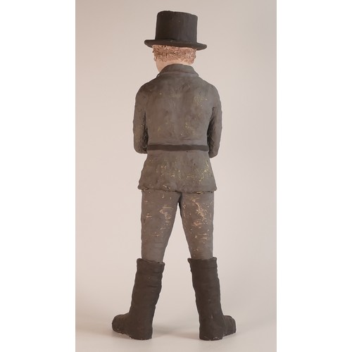 46 - Isabella Pope, Studio Pottery figure of a Footman. Pope was a Master Potter and teacher who created ... 