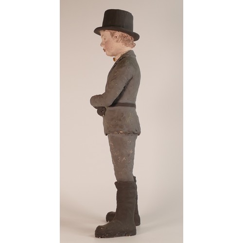 46 - Isabella Pope, Studio Pottery figure of a Footman. Pope was a Master Potter and teacher who created ... 