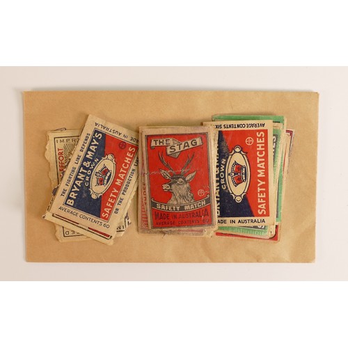 668 - A varied and interesting collection of Matchbox Stickers to include examples from UK, Japan, Malaysi... 