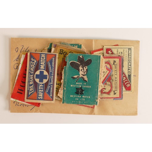 668 - A varied and interesting collection of Matchbox Stickers to include examples from UK, Japan, Malaysi... 